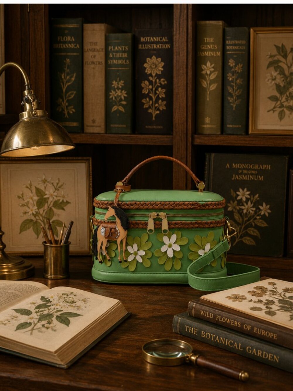 Radley London Lunar New Year SS26 Year of the Horse Green Leather Crossbody NWT - Picture 12 of 16